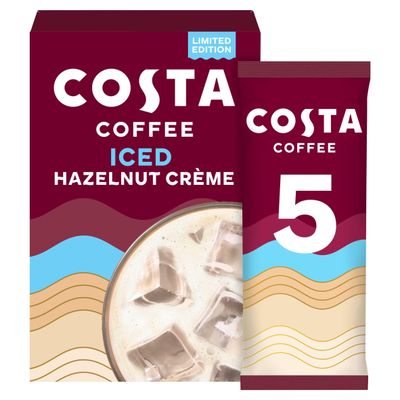 Costa Coffee Barista Creations Iced Hazelnut Crème (5x14.5g)