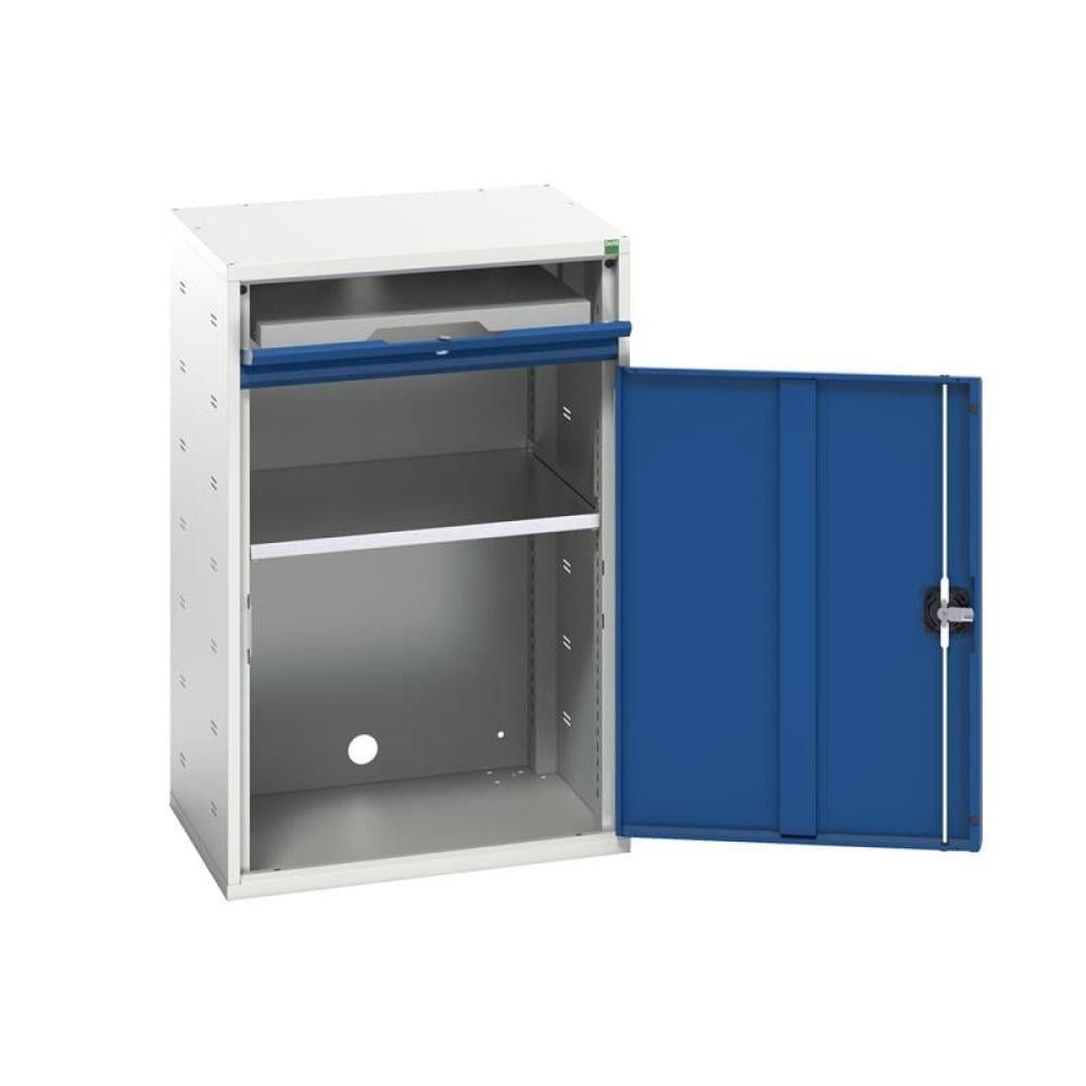 Bott Bott Verso Computer Cupboard 650x550x1000m With Shelf And Keyboard Drawer - Image 1