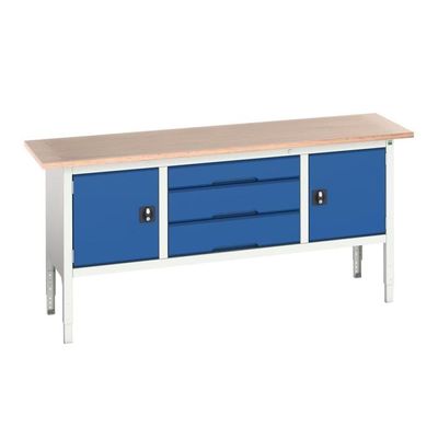 Bott Bott Verso Height Adjustable Storage Bench 2000x600x830-930mm