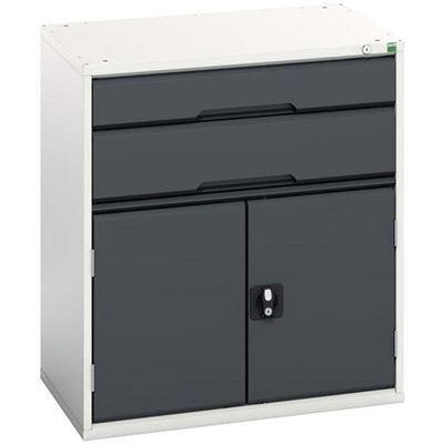 Bott 16925137.19 Verso 2 Drawer + Cupboard 900 X 800Mm Anthracite Grey - Thumbnail 2