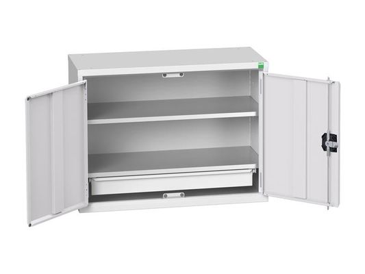 Bott 16929103.16 Verso Economy Wall Cupboard 2 Shelf + 1 Drawer 800Mm Light Grey