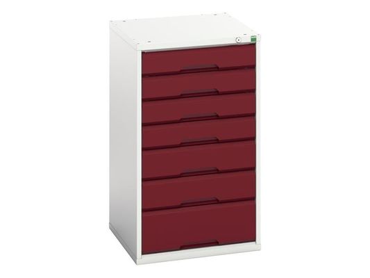 Bott 16925029.24 Verso 7 Drawer Cabinet 525 X 900Mm Crimson Red
