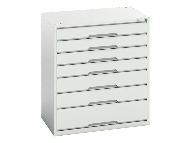 Bott 16925129.16 Verso 7 Drawer Cabinet 800 X 900Mm Light Grey - Image 1
