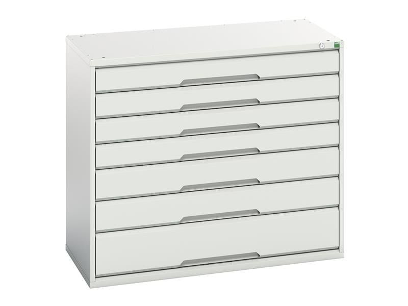 Bott 16925229.16 Verso 7 Drawer Cabinet 1050 X 900Mm Light Grey - Image 1