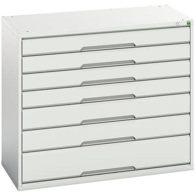Bott 16925229.16 Verso 7 Drawer Cabinet 1050 X 900Mm Light Grey - Thumbnail 2