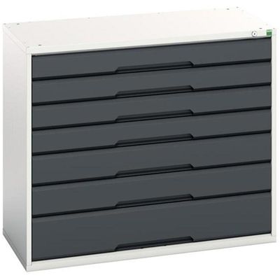 Bott 16925229.19 Verso 7 Drawer Cabinet 1050 X 900Mm Anthracite Grey - Thumbnail 2