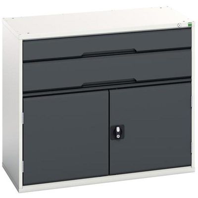 Bott 16925237.19 Verso 2 Drawer + Cupboard 900 X 1050Mm Anthracite Grey - Thumbnail 2