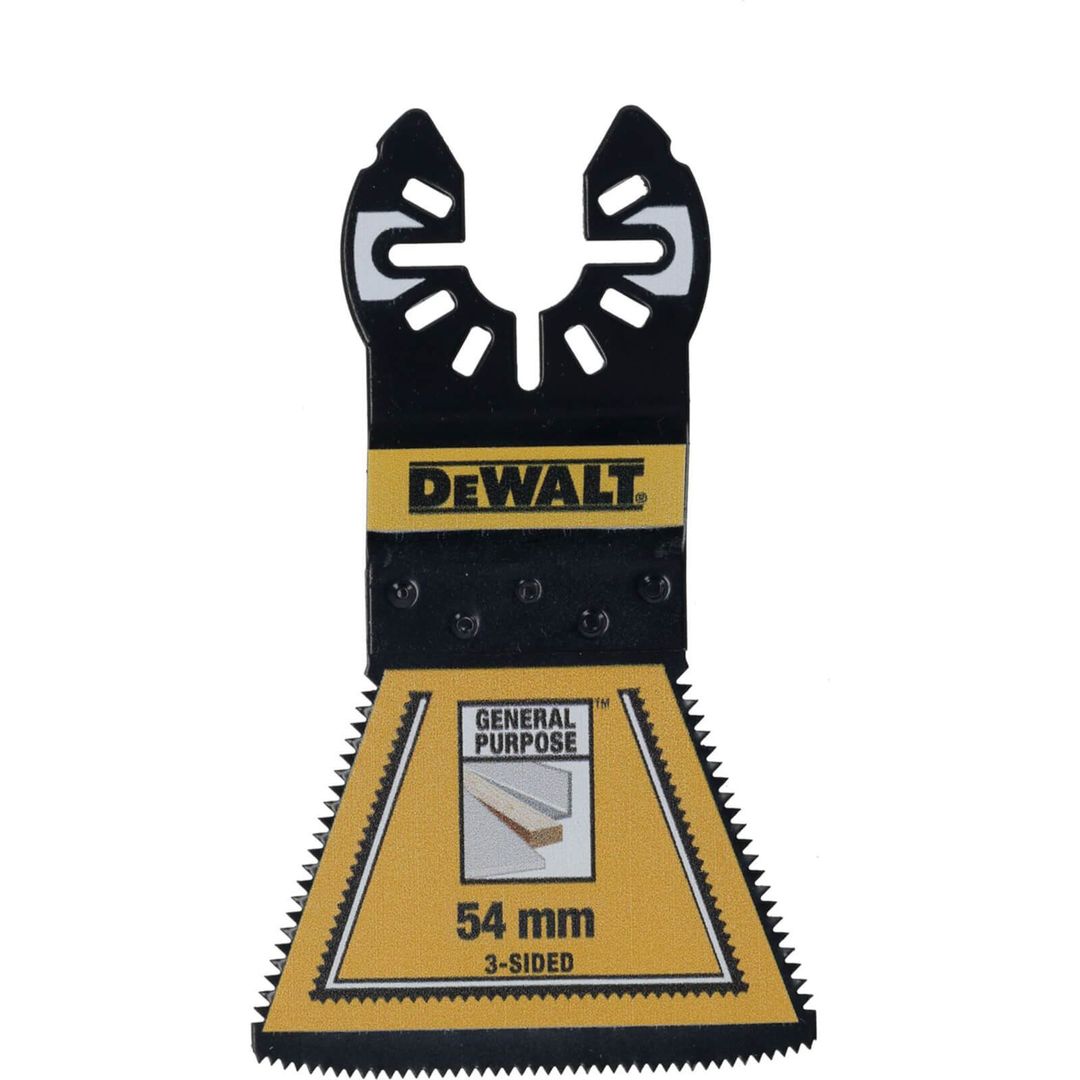 Dewalt DT20773 54mm 3 Edge Bi-Metal OIS Oscillating Multi Tool Blade 53mm Pack of 1 - Image 1