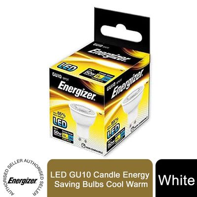 Energizer LED GU10 Energy Saving Bulbs - Warm White