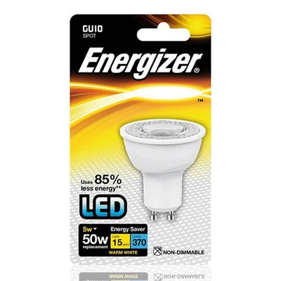 Energizer High Teck LED Bulb Cool Day Warm White Light - GU10 / GU10