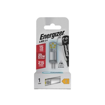 Energizer, G9, LED Light Bulb, 215 Lumens, 1.8W, 6500K - White