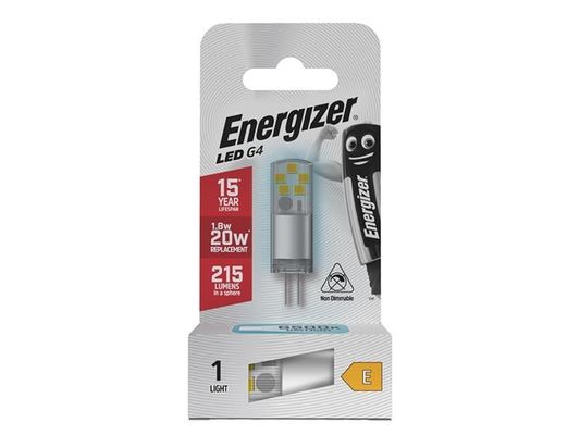 Energizer, G9, LED Light Bulb, 215 Lumens, 1.8W, 6500K - White - Thumbnail 2