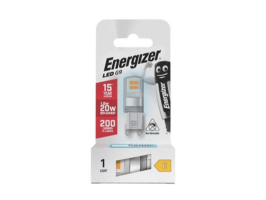 Energizer, LED G9, 200 Lumens, 1.8W, 6500K - White - Thumbnail 2