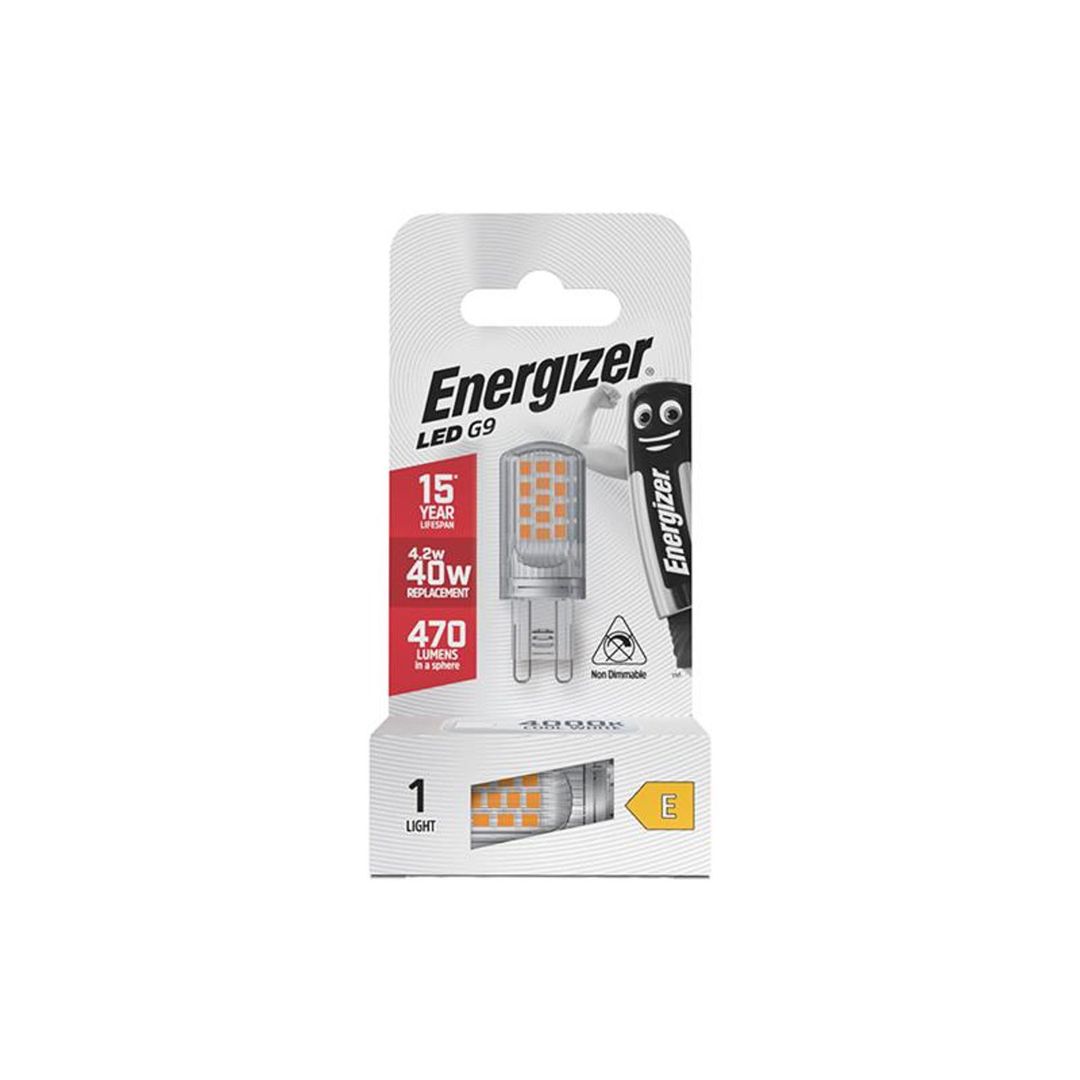 Energizer, LED G9, 4.2W, 470 Lumens, 4000K - White - Image 1