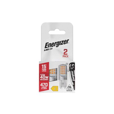 Energizer, LED G9, 470 Lumens, 4.2W, 4000K - White