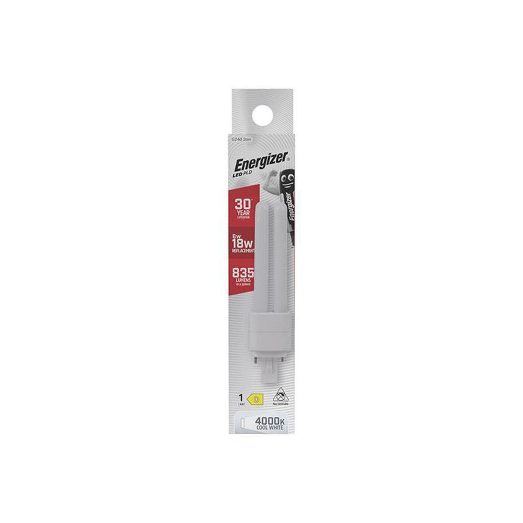 Energizer, LED PLD G24d 2Pin, 6W, Cool White - White - Image 1