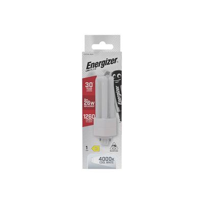Energizer, LED Plt/E G X 24Q, 9W, Cool White - White