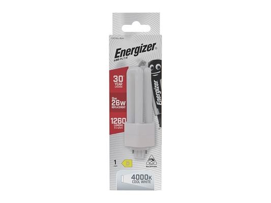 Energizer, LED Plt/E G X 24Q, 9W, Cool White - White - Thumbnail 2