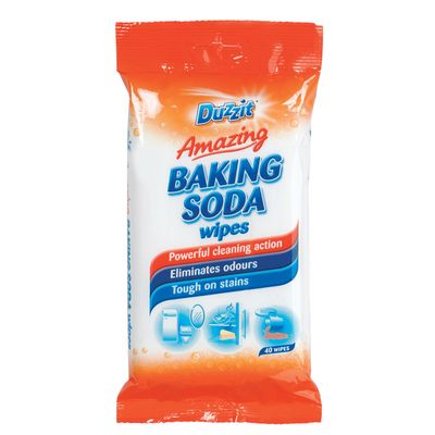Duzzit Amazing Baking Soda Wipes 40 Pack - Thumbnail 2