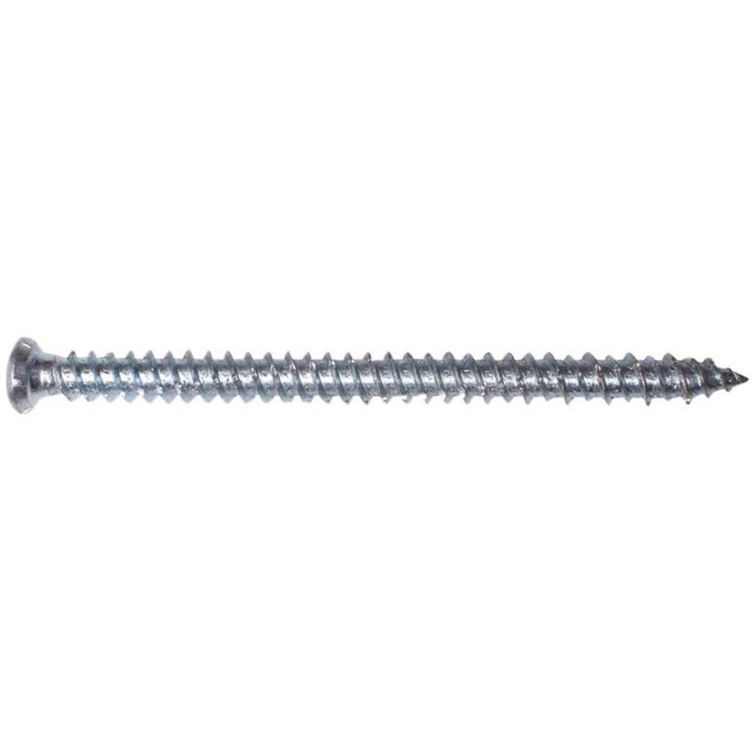 Masonmate Self Tapping Concrete Frame Screw 7.5 x 52mm (100) - Grey - Image 1