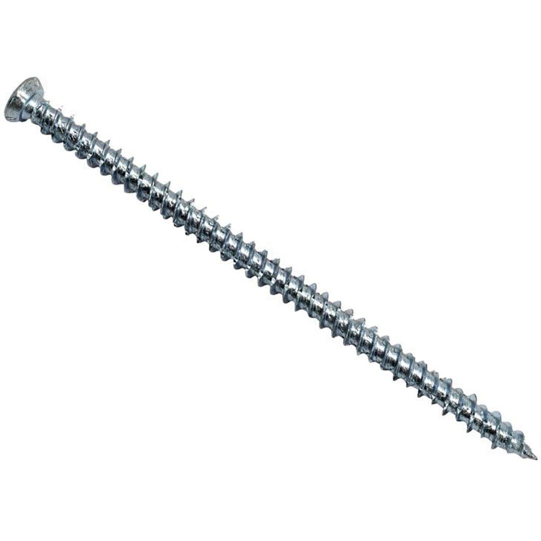 Masonmate Self Tapping Concrete Frame Screw 7.5 x 132mm (100) - Grey - Image 1