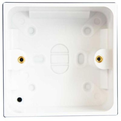 Dencon 8901NB Pattress Box With Earth 1-Gang 45Mm - Thumbnail 2