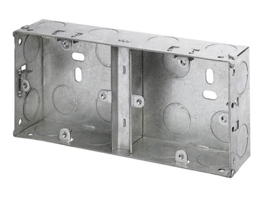 Dencon 8853NB Dual Metal Back Box 35Mm