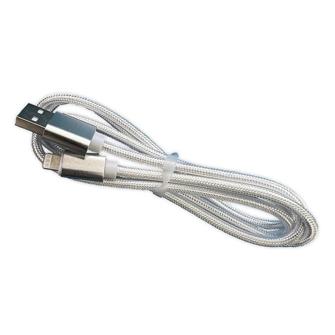 Dencon 7097 Usb-A To Lightning Plug Braid 1M 7097 - Image 1
