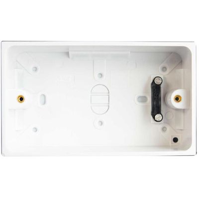 Dencon 8902NB Pattress Box With Earth 2-Gang 45Mm - Thumbnail 2