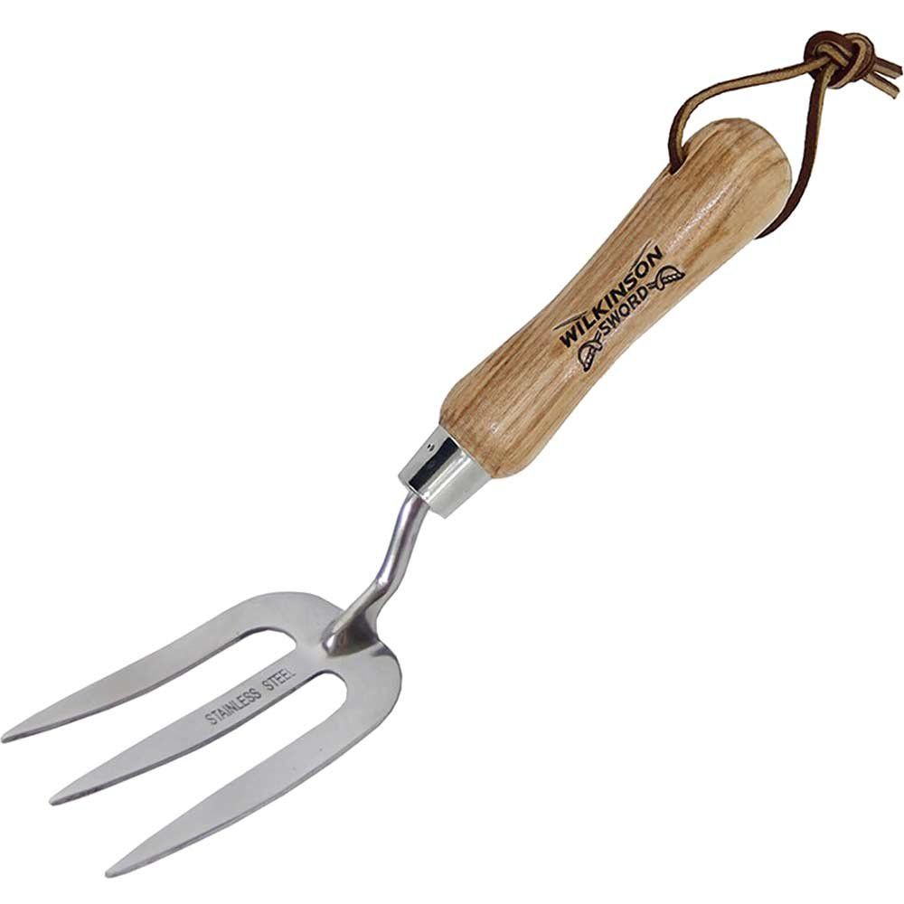Wilkinson Sword Stainless Steel Garden Hand Fork - Image 1