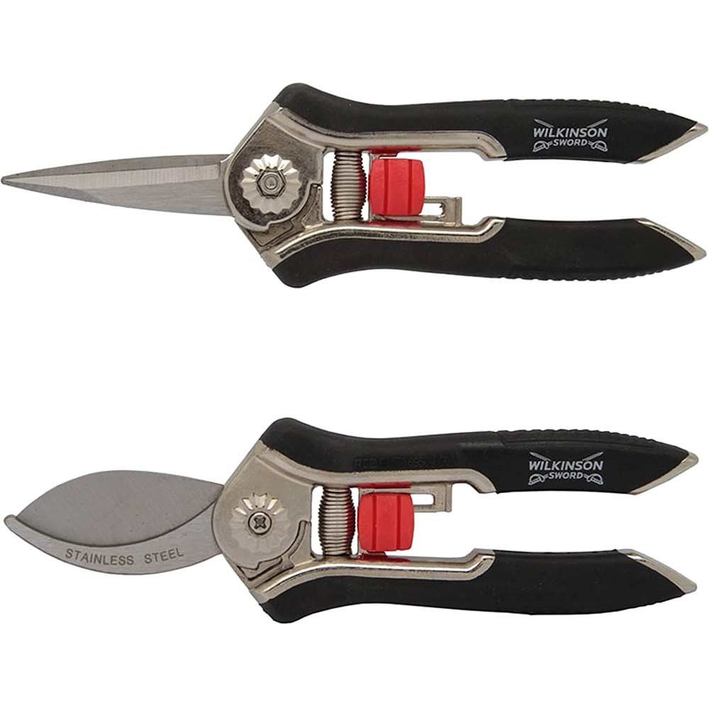 Wilkinson Two Piece Precision Pruner Garden Tool Set - Image 1