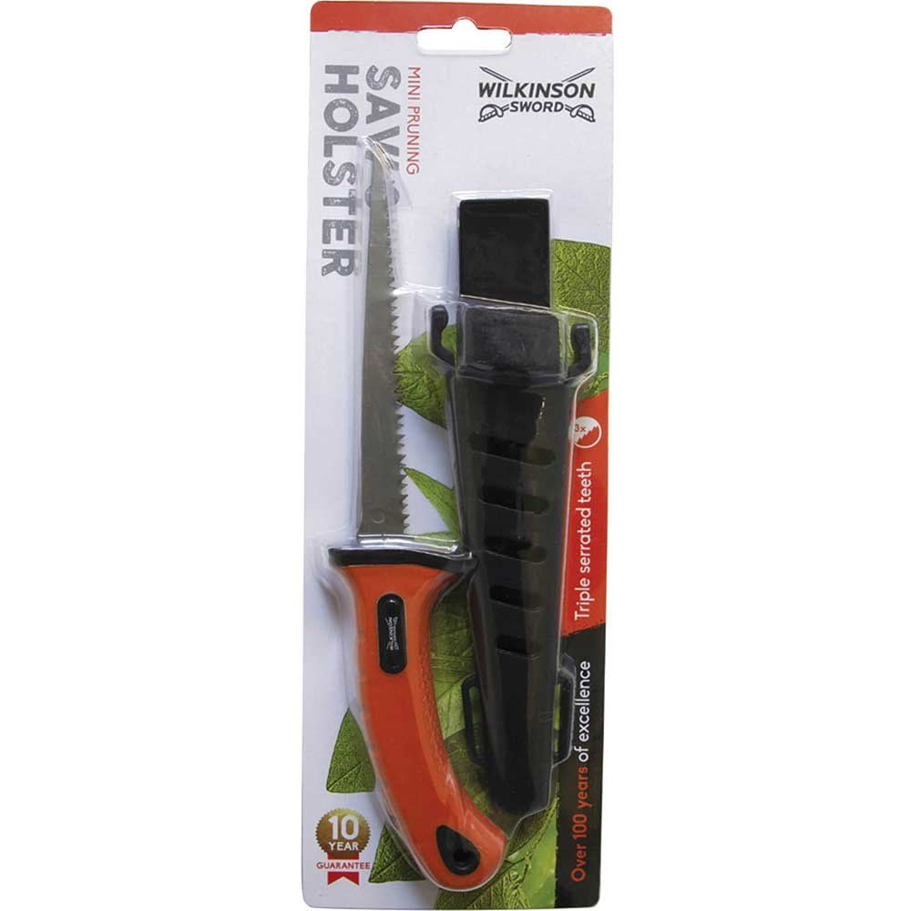 Wilkinson Sword Mini Pruning Saw and Holster 160mm - Image 1