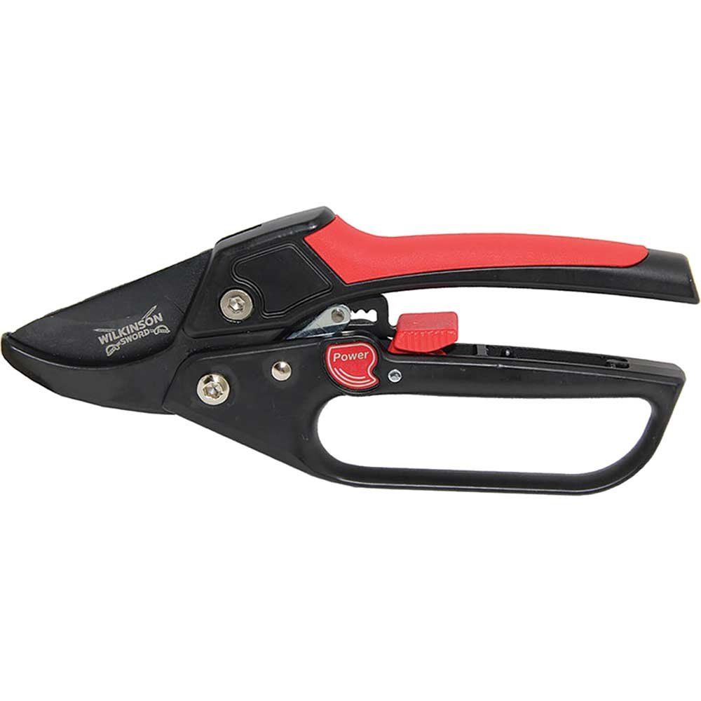 Wilkinson Sword Comfort Grip Ratchet Anvil Pruners - Image 1