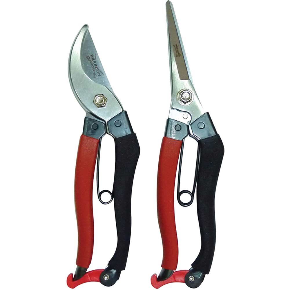 Wilkinson Sword Classic Bypass Secateurs and Snips Set - Image 1