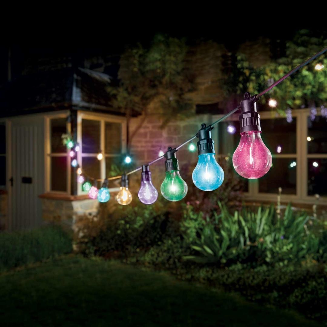 Eureka Lighting LED Decor Festoon Festoon Light (Set of 20 Lights) Multi-Coloured - Image 1