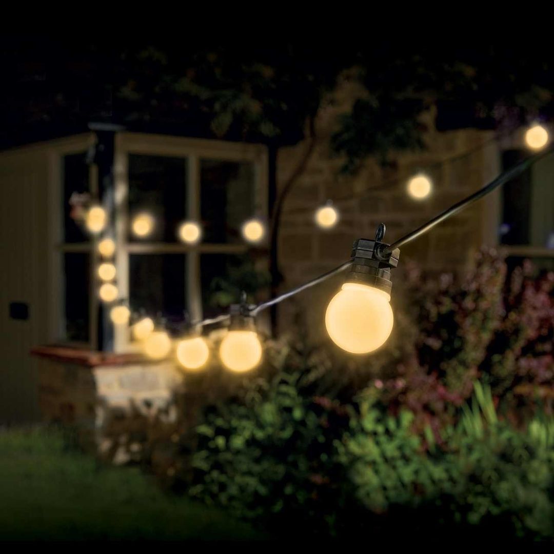 Eureka Lighting LED Party Festoon Light (Set of 20 Lights) Warm White - Image 1