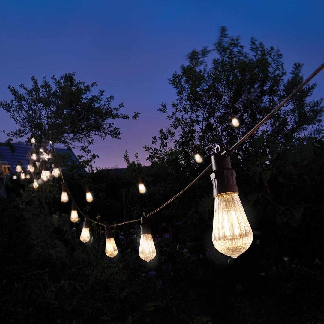 Eureka Lighting Fluted LED Festoon Light (Set of 20 Lights) - Warm White - Image 1