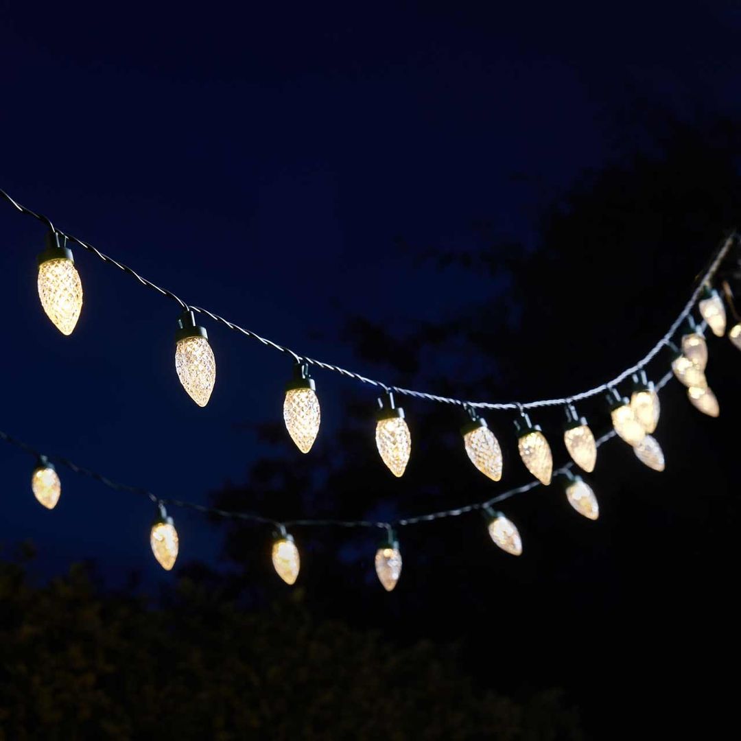 SuperBright MultiPower Pine Cone LED Festoon Light (Set of 30 Lights) - Image 1