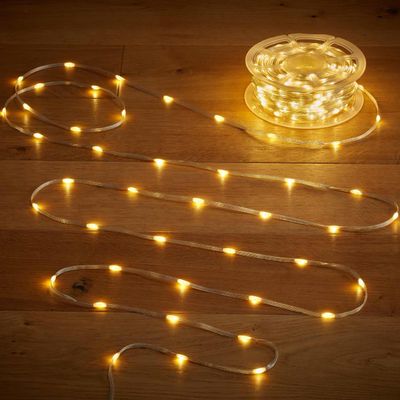 Eureka TwoTone USB Rechargeable 200 LED String Lights Warm/Multi-Colour