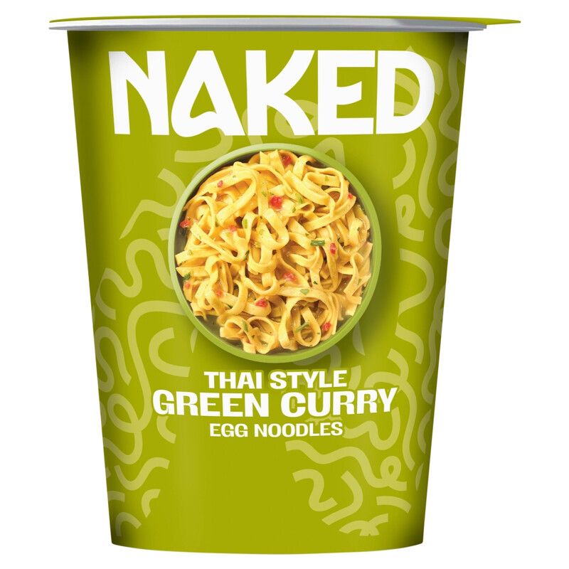 Naked Thai Style Green Curry Egg Noodles 78g - Image 1