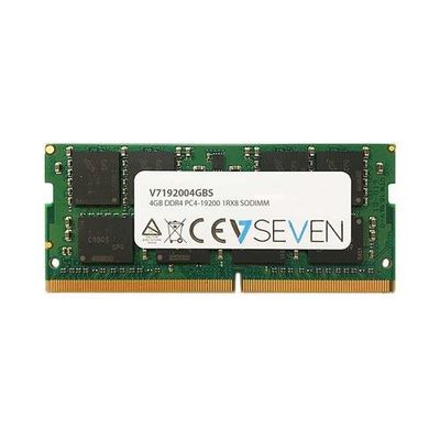 V7 4GB DDR4 PC4-19200 - 2400MHz SO-DIMM Notebook Memory Module - V7192