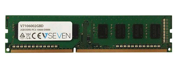 V7 2GB DDR3 PC3-10600 - 1333mhz DIMM Desktop Memory Module - V7106002GBD - Image 1
