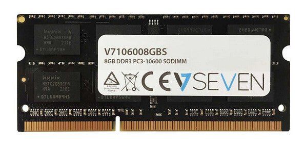 V7 8GB DDR3 PC3-10600 - 1333mhz SO DIMM Notebook Memory Module - V7106 - Image 1