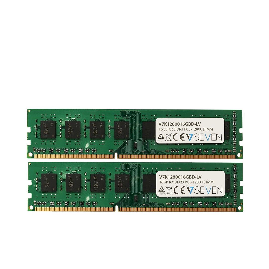 V7 16GB DDR3 PC3L-12800 - 1600MHz DIMM Desktop Memory Module - V7K1280016GBD-LV - Image 1
