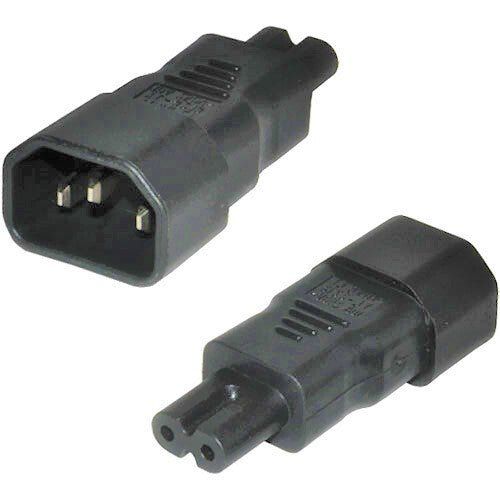 Cablenet IEC Male C14 - Figure of 8 C7 Power Adaptor - Image 1
