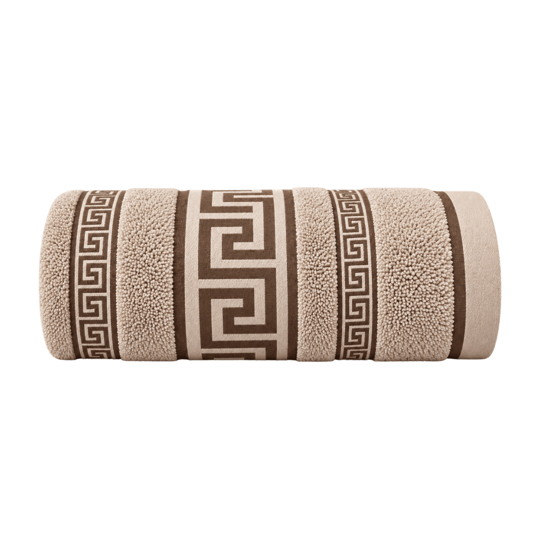 Regent Greek Bath Sheet Natural - 90cm x 150cm - Image 1