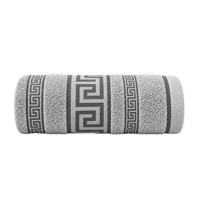 Regent Greek Bath Sheet Silver - 90cm x 150cm