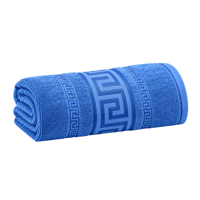 Regent Greek Jumbo Bath Sheets – Blue 90 x 180cm