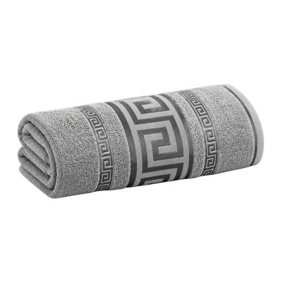 Regent Greek Jumbo Bath Sheets – Grey 90 x 180cm