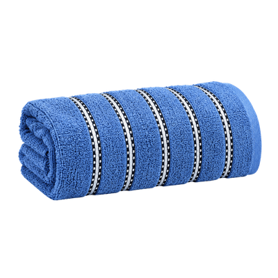Bromley Stripe Hand Towels – Blue 50 x 90cm